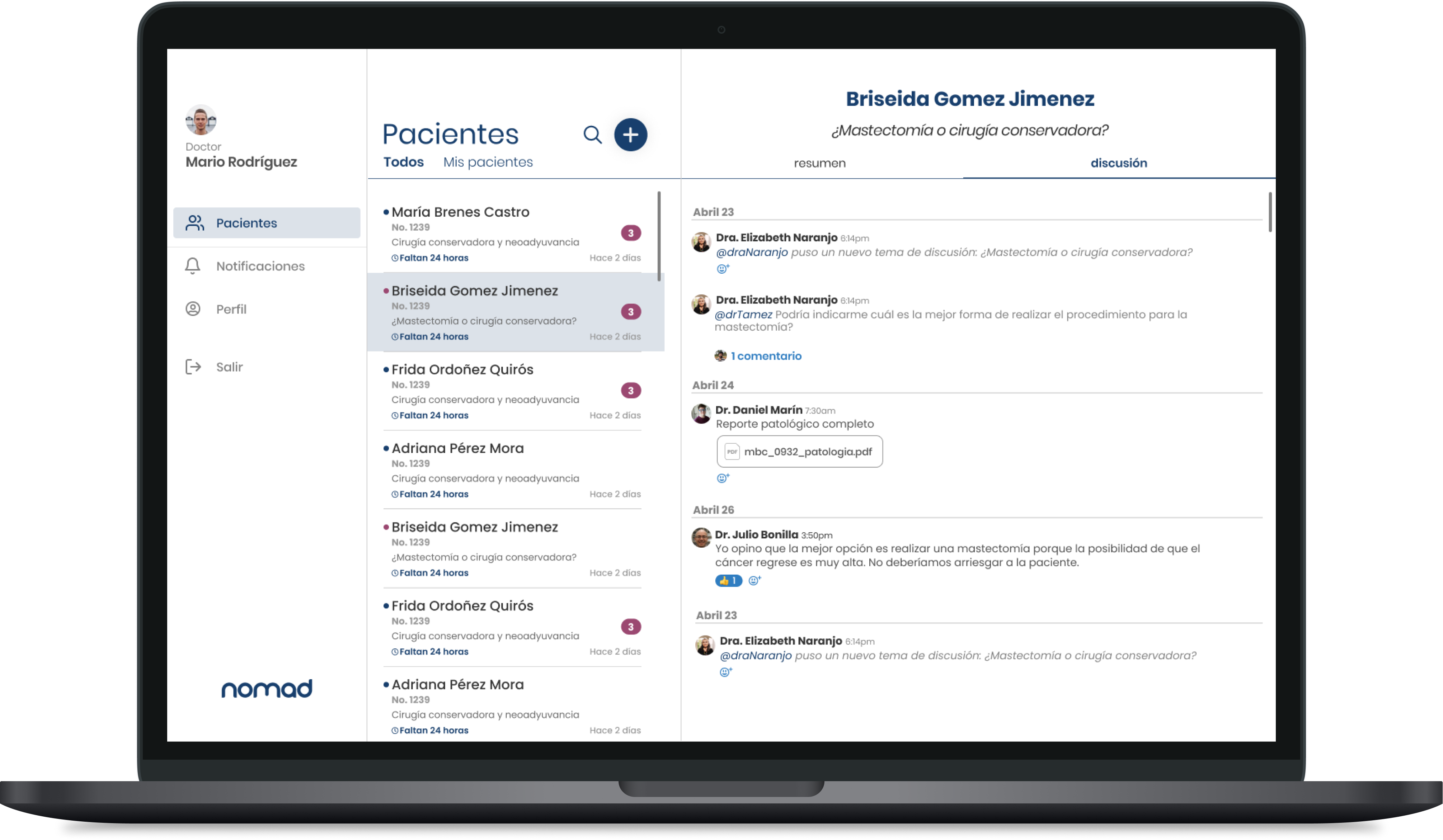 Nomad: Multidisciplinary Cancer Treatment Consensus App preview